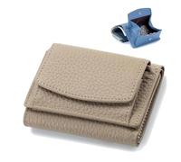 ERICAT Wallet, Foldable Slim Compact Card Holder, Unisex Wallet with Coin Pouch(Elephant Grey)