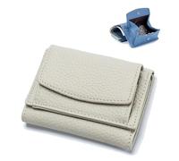 ERICAT Wallet, Foldable Slim Compact Card Holder, Unisex Wallet with Coin Pouch(Milkshake White)