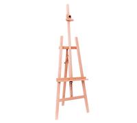 ERICAT Wooden A-Frame Easel，Sturdy Tripod Studio Easel Adjustable Folding Display Easel for Wedding Posters Drawing Painting