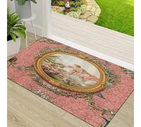 ERICAT Zerbino Ingresso,Antico design vittoriano con angelo in toni pastello,Antiscivolo Assorbente Resistente allo sporco Tappeto Cucina Tappeto Tappeto Entrata Zerbino