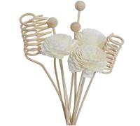 Ericetion Bastoncini per Diffusore a Lamella Set 9 Pezzi Fiore Artificiale in Rattan Diffusore di Fragranza Bastoncino di Ricarica Profumo per Casa Sostituzione Floreale Fai-Te Bastoncini in Rattan