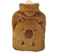 Ericetion Borsa 'Acqua Calda di Peluche, Borsa 'Acqua Calda a Forma di Capibara, Borsa 'Acqua Calda Grande a Prova di Perdite, Borsa 'Acqua Calda Portare in Vita, Acqua Calda Termoterapica