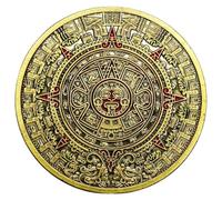 Ericetion Calendario Maya del Messico Moneta d'oro Profezia Maya Azteca Moneta Commemorativa Moneta 'Antica Civiltà per Collezionisti di Amanti della Collezione d'Arte