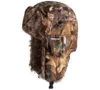 Ericetion Cappello Invernale in Pelliccia Sintetica con Paraorecchie, Passamontagna Antivento E Caldo, Copricapo, Cappello Soldato, Colbacco, Berretto Baseball Russo Mimetico