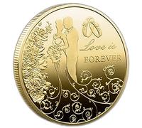 Ericetion È per Sempre Commemorative Monete Multi-Lingua Fortunato Moneta Souvenir Collection Regalo Artistico per Amante, Moglie, Marito, Coppia, San Valentino