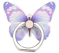 Ericetion Porta del Supporto per Telefoni Cellulari, Carico di Impugnatura a Mano con Anello per Cellulare con Farfalla Carina a 360 ° con Il Loop Manopola per Telefono, Tutto Smartphone, Tablet