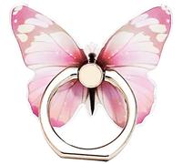 Ericetion Porta del Supporto per Telefoni Cellulari, Carico di Impugnatura a Mano con Anello per Cellulare con Farfalla Carina a 360 ° con Il Loop Manopola per Telefono, Tutto Smartphone, Tablet