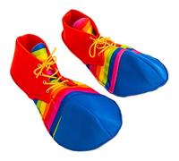 Ericetion Scarpe Clown Colorate per Bambini E Adulti, Divertenti Accessori per Costumi Clown Circo per Carnevale, Halloween, Cosplay E Feste.