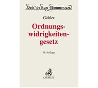 Erich Göhler Helmut Seitz Pete Gesetz über Ordnungswidrigkeit (Copertina rigida)