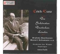 ERICH KUNZ SINGS GERMANY LIEDER : BRAHMS, BEETHOVEN, MOZART, SCHUMANN - ANTON PAULIK - VANGUARD