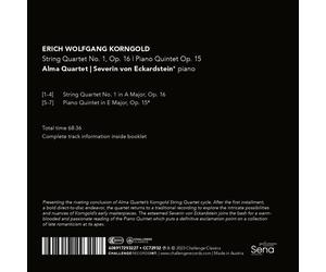 Erich Wolfgang Korng Erich Wolfgang Korngold: String Quartet No. 1, Op. 16/ (CD)
