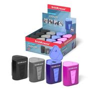 Erichkrause Temperamatite in plastica 3-Touch con Contenitore e Coperchio - Contenitore Grande per Trucioli - Bordo in Gomma An NEW