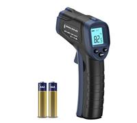 ERICKHILL 600C Termometro a infrarossi piccolo e leggero -50 ℃ Circa 600 ℃ Emissività regolabile con temperatura laser senza contatto LCD retroilluminato - Per cucinare/grigliare/cottura al forno