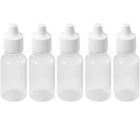 Ericotry 50 flaconi vuoti in plastica per contagocce da spremere, per occhi, liquidi, occhi, contagocce e contagocce per liquidi, può essere avvitato (20 ml)