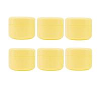 Ericotry,6PCS barattoli vuoti in plastica con coperchio a cupola da riempire con 50 ml cosmetici per il trucco, contenitori per lozioni in crema