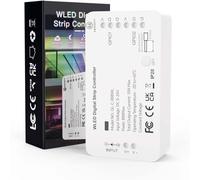 Ericsity WLED Addressable Strip Controller ESP8266 Web server per il controllo di NeoPixel (WS2812B, WS2811, SK6812) LED o anche di chipset SPI 5-24 Volt WIFI Smart LED installazione domestica
