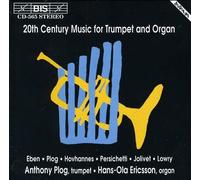 Ericsson:Plog 20th Century Music for Trumpet and Organ (Ericsson, Plog) (CD)