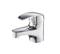 Eridanus Rubinetto Bagno Lavabo Bocca Miscelatore Monocomando per Lavandino Rubinetto Lavabo Bidet Vasca Acqua Fredda e Calda Cromo - Argento