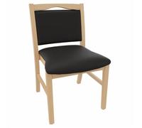Erides Alexander - Sedia per anziani, senza braccioli, comoda sedia per la cura e la sala da pranzo, altezza della seduta 52 cm