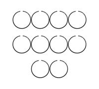 ERIHJOX 10 Pezzi 41 mm x 1,5 mm Anelli pistone Adatti for motoseghe 350 351 352 370 371 390 401 420