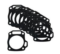 ERIHJOX 10 Pezzi GX200 220 Guarnizione Testata Cilindro Nera Sezione Sottile Adatta for Guarnizione Testata ad Alte Prestazioni di Compressione 212cc .010 70mm