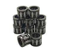 ERIHJOX 10 Pezzi/Lotto Cuscinetto ad Aghi Frizione pignone Adatto for 066 064 034 036 MS340 MS360 MS660 MS650 MS640 Parti di Ricambio for Motosega