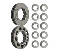 ERIHJOX 12 Pezzi .325-9T cerchione for Catena Adatto for Motosega