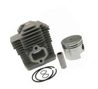 ERIHJOX 41,5 mm 44 mm Adatto for TH43 TH48 TH430 KBH43A KBH48 Kbl48 Kit Cilindro e pistone Motore decespugliatore Testa Cilindro Aftermarket(TH48-44mm)