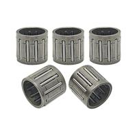 ERIHJOX 5 Pezzi/Lotto Cuscinetto ad Aghi del pistone Adatto for 365 371 372 372XP 362 570 268 272 Motosega Parte di Ricambio 15 mm x 12 mm x 15 mm