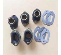 ERIHJOX 5 Sets Chainsaw Parts Exhaust Intake Manifold with Ring & Gasket Fit for 45CC/4500 52CC/5200 58CC/5800 Chainsaw Parts