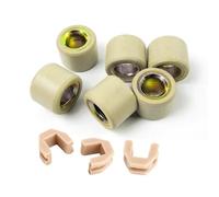 ERIHJOX 6 rulli di peso del variatore 16x13 18x14 con cursori del variatore adatti for 139QMB 50cc 125 150cc GY6 Scooter Moto Ricambi(13g (18x14mm))