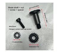 ERIHJOX Accessori Adatti for Forbici da potatura elettriche 3.0 con sede in Alluminio e Tappo a Vite(Set 1)