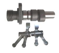 ERIHJOX Accessori for Motori di motociclette, Albero a camme e bilanciere, Adatti for GZ 250 1999~2011, GN250 1985~2001, TU 250 1997~2001(Toothless Cam)