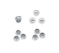 ERIHJOX Adatto for 10 Pezzi di Dadi for Lame universali M10x1,25 con Filettatura Sinistra, Pezzi di Ricambio for Testina for decespugliatore