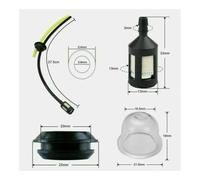 ERIHJOX Adatto for Kit di guarnizioni for passacavi Filtro da 4 Pezzi/Set, Parti for Tosaerba a Benzina for Motosega