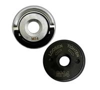 ERIHJOX Adatto for smerigliatrice angolare con Filettatura a Dado rapido M14, Piastra di pressatura autobloccante for smerigliatrice angolare, bloccaggio(M14-B)