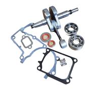 ERIHJOX Albero Motore MS661 con Cuscinetti a Sfera, guarnizioni perni, Set Adatto for Motosega MS661 MS661C, Parti di Ricambio