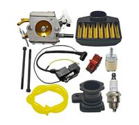 ERIHJOX Bobina di accensione Adatta for Kit Filtro Aria carburatore 365 362 371 372 Motosega 537162204, 503281801, 503 28 32 03