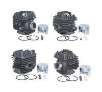 ERIHJOX Bobina di accensione, volano, Filtro dell'Aria, Candela, Adatta for Motosega 445, 445E, 450, 450E, Ricambio for attrezzo da Giardino