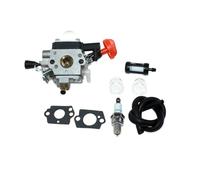 ERIHJOX Carburatore Adatto for FC91 FC96 FC111 FS89 FS89R FS91 FS91R FS111 FS111R FS111RX HT102 HT103 KM91R KM111R 4180 120 0615