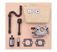 ERIHJOX Carburatore Adatto for Filtro Aria/Olio for Motosega 038 MS380 MS381 1119 120 0650, 1119 120 1607