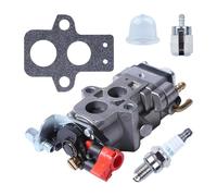 ERIHJOX Carburatore Adatto for soffiatore a Zaino 350BT 150BT 150BF 350BF for Guarnizione WYA-79, Candela, Filtro, pompetta di adescamento