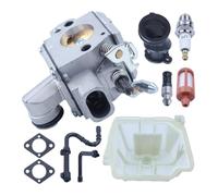 ERIHJOX Carburatore MS361 Adatto for Motosega MS340 MS361, Filtro Aria Olio, collettore di aspirazione, Kit Candela, Sostituzione 1135