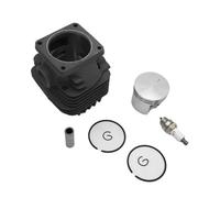 ERIHJOX Cilindro, pistone, Perno da 10 mm, Adatto for MS440 044 044R 044W MS440RZ MS440VWZ MS440Z, Parti del Motore for Motosega 1128 020 1227