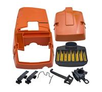 ERIHJOX Coperchio del Filtro dell'Aria del Cilindro Adatto for 362 365 371 372 Supporto for Clip a Gomito Parte di Ricambio for Motosega