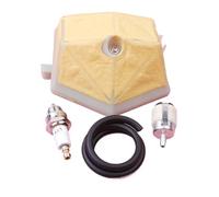 ERIHJOX Filtro Aria, Candela, Adatta for 55 51, for Motosega, Pezzi di Ricambio, sostituire 503608301, Benzina