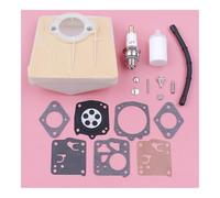 ERIHJOX Filtro Aria, Candela, Adatta for Kit di Riparazione e ricostruzione del carburatore 61, 66, 266, Pezzo di Ricambio for Motosega