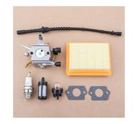 ERIHJOX Filtro Aria carburatore Adatto for FS400 FS450 FS480 SP400 C1Q-S34H Carb Sostituisci 41281200651 Grass