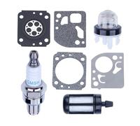 ERIHJOX Filtro Aria da 2 Pezzi Adatto for GP5000 P5500 GP6000E GP6500 con Rubinetto di intercettazione e indicatore di Candela