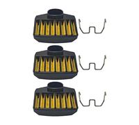 ERIHJOX Filtro Aria da 3 Pezzi con Kit Molla Adatto for Motosega 365 362 371 372 372XP Ricambio 503 81 45 02, 503 73 54 01